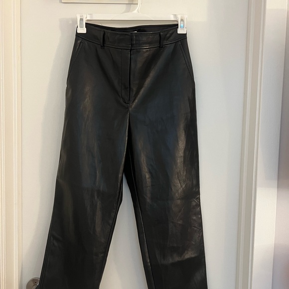 ARITZIA BABATON VEGAN LEATHER COMMAND PANT - Picture 2 of 11